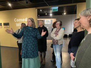 Fiona vertelt over de expo